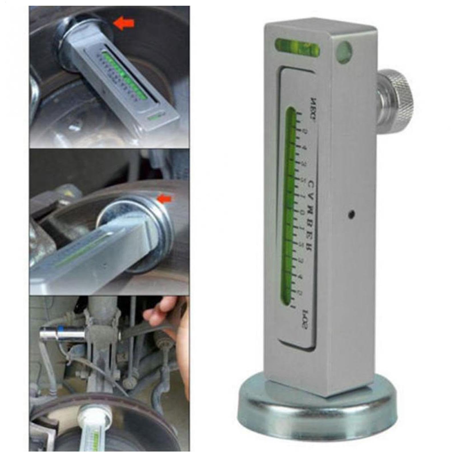 Calibro 'incidenza della campanatura – Strumento di allineamento delle ruote 'auto, misurazione della campanatura e 'incidenza per veicoli da corsa, camion e automobili | Calibro di alline