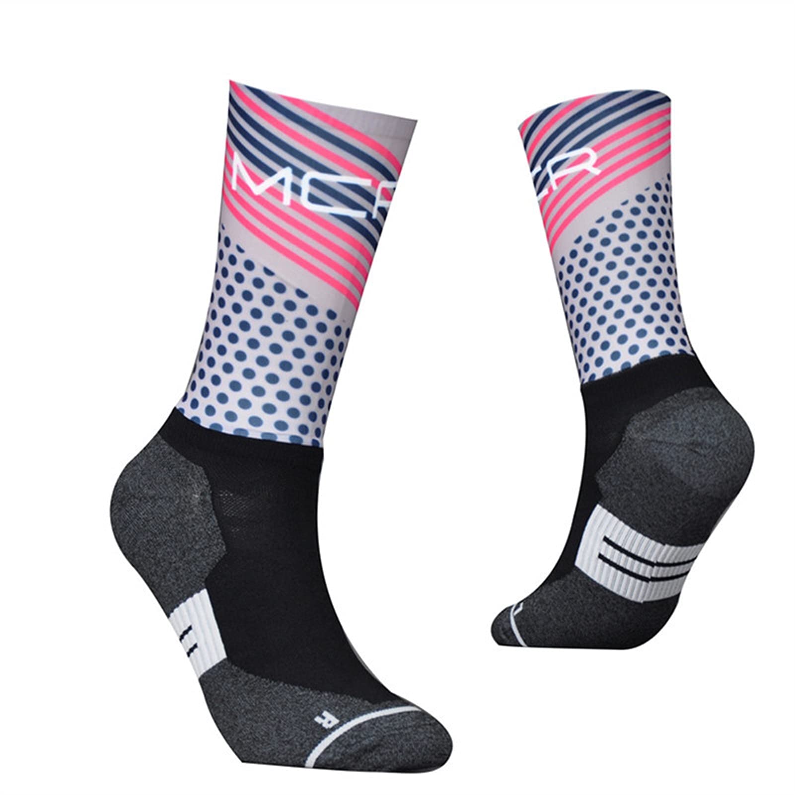 Antideslizante profesional calcetines de bicicleta de bicicleta de compresión de bicicleta calcetines deportivos hombres y mujeres calcetines deportivos calcetines de ciclismo de carreras calcetines d