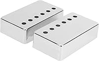 Vista 1 de Keenso 2 piezas de carcasa de pastilla de guitarra eléctrica, cubierta de pastilla de guitarra LP Humbucker de 1.969 in y 2.047 in, accesorios