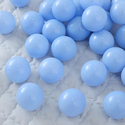 Miniatura 5 de PlayMaty Pelotas para hogueras  Coloridas sin ftalatos sin BPA, 100 unidades de plástico Ocean Balls de 2.2 pulgadas a prueba de aplastamiento para
