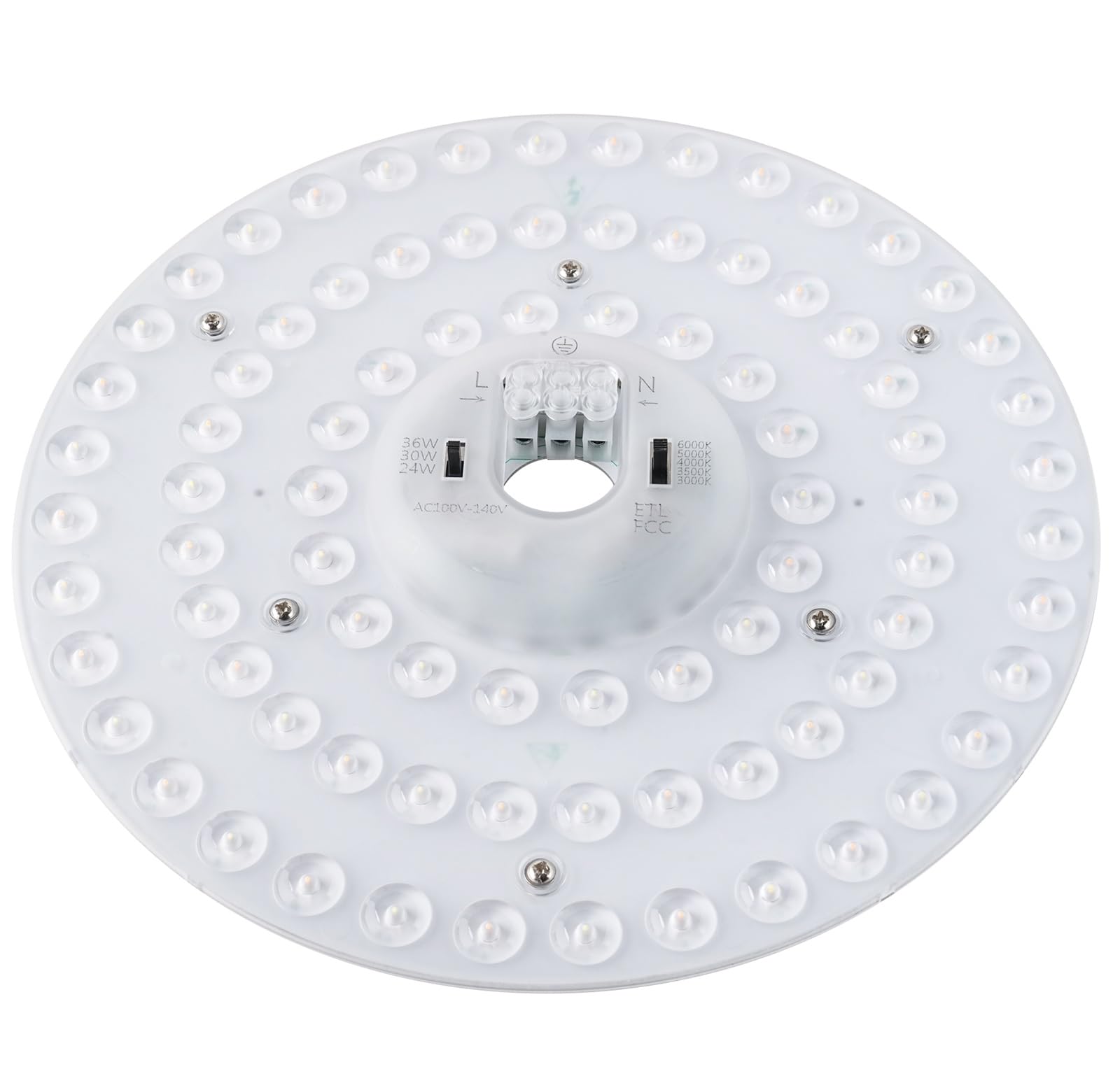HAOLEDI 4-Inch 20W LED Ceiling Fan Light Retrofit Kit – 2400LM, 5000K, 2-Pack, Easy Install With Magnets, Replaces Old Fan Lights HAOLEDI 4-Inch 20W LED Ceiling Fan Light Retrofit Kit – 2400LM, 5000K, 2-Pack, Easy Install With Magnets, Replaces Old Fan Lights