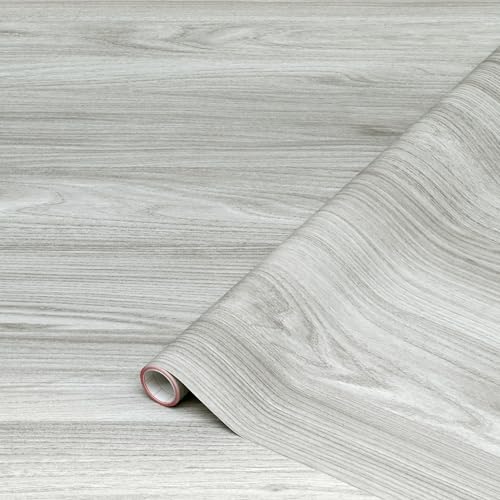 d-c-fix vinilo adhesivo muebles Sangallo gris claro efecto madera autoadhesivo impermeable decorativo para cocina, armario, puerta, mesa papel pintado forrar rollo láminas 67,5 cm x 2 m