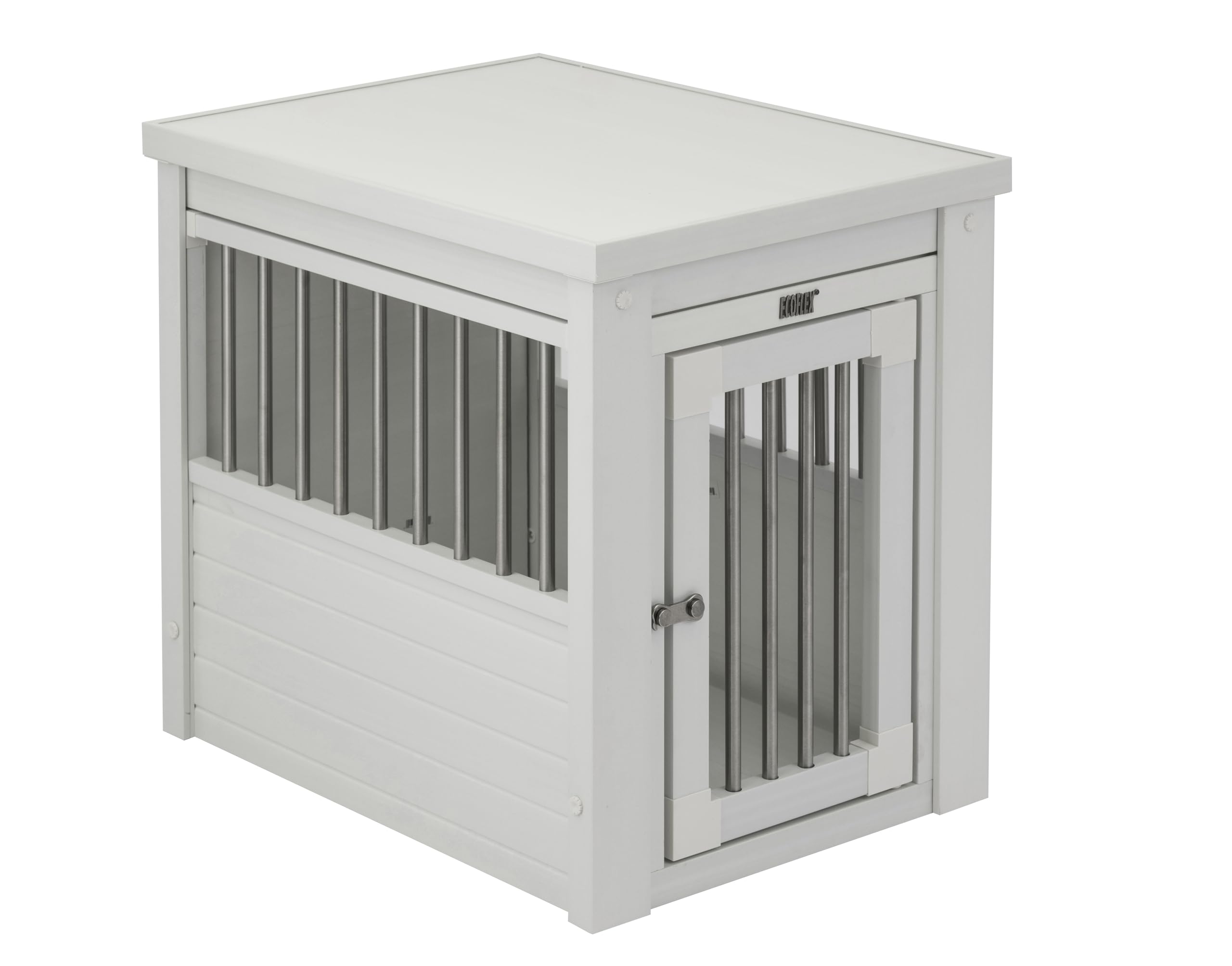 New Age Pet ecoFLEX Pet Crate/End Table, Small, Antique White