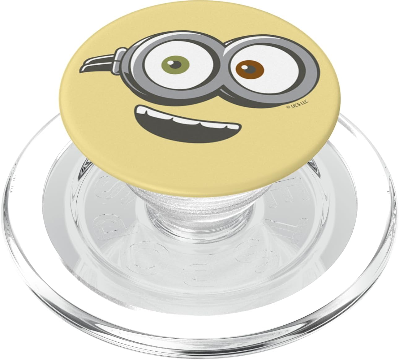 Despicable Me Minions Big Face Happy Minion PopSockets PopGrip for MagSafe