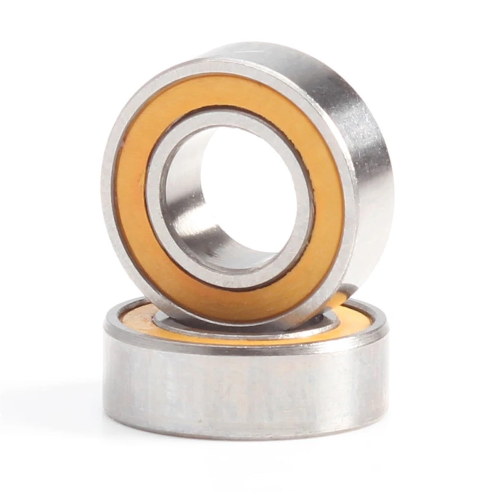 MR126RS łożysko 10 sztuk 6x12x4 mm ABEC-3 Hobby elektryczny zdalnie sterowany samochód ciężarówka MR126 RS 2RS łożyska kulkowe MR126-2RS pomarańczowe uszczelnione
