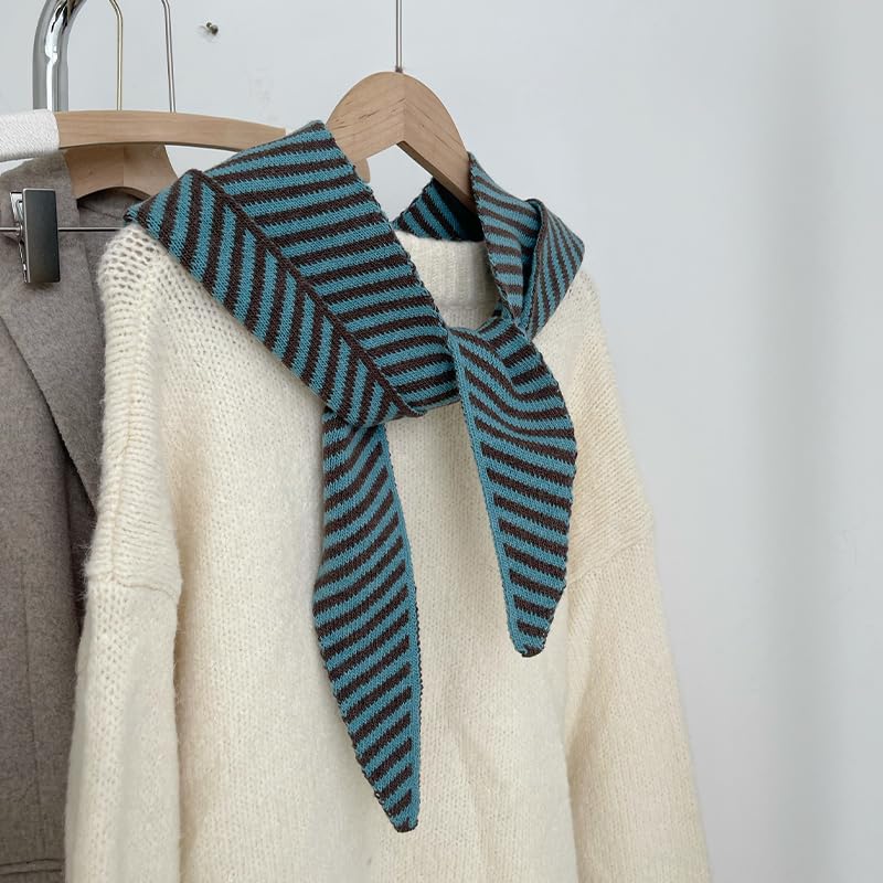 Knitted Triangle Scarf Hooded Scarf for Women Y2k Balaclava Scarf Aesthetic Accessories Streetwear4