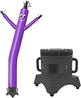 Vista 13 de MOUNTO Hombre tubo inflable de 10 pies que baila, marioneta de tubo ondulante para señal de tienda (Rojo)