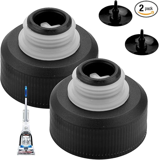 440012803 Solution Tank Cap for Hoover PowerDash Pet, SmartWash&FloorMate Jet Cleaner Machine, Replacement Hoover Carpet Cleaner Cap Compatible with FH50700 FH50702 FH50703I FH50710 Parts(2 pack)