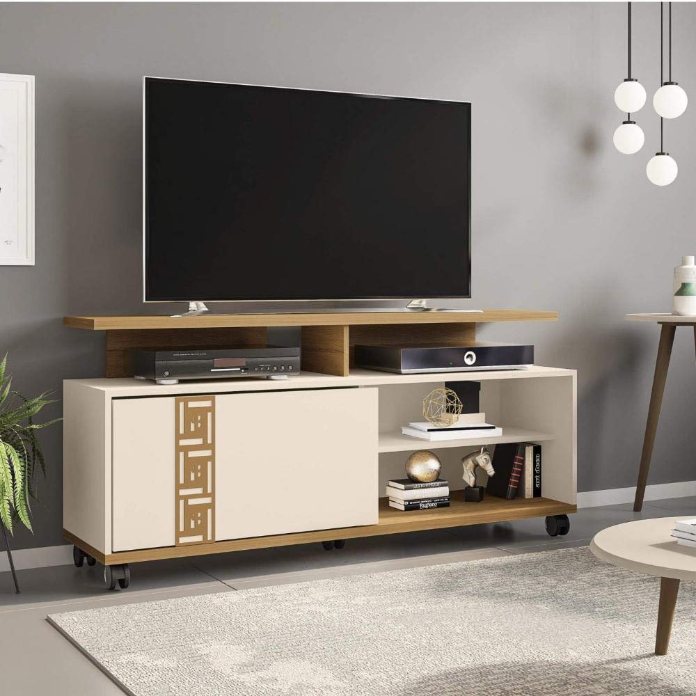 Topázio Rack Cinamomo/Off-White