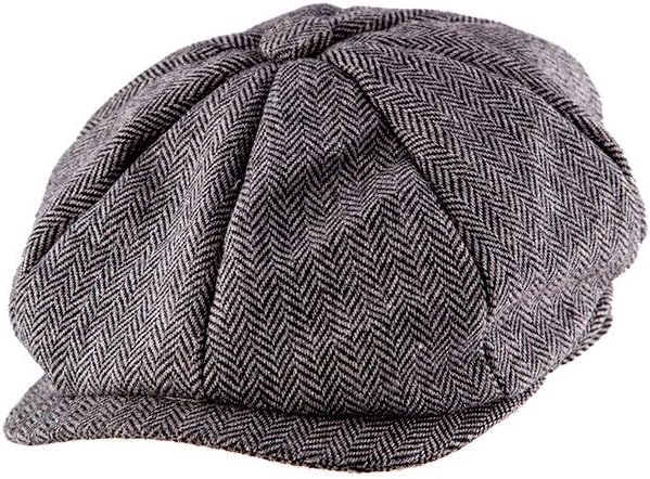 Wicked Costumes Adult Unisex Herringbone Flat Cap Fancy Dress Accessory