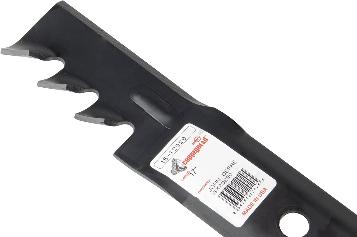 Rotary 12920 Pack of 3 Copperhead Mulching Blades - 17 X 0.678"
