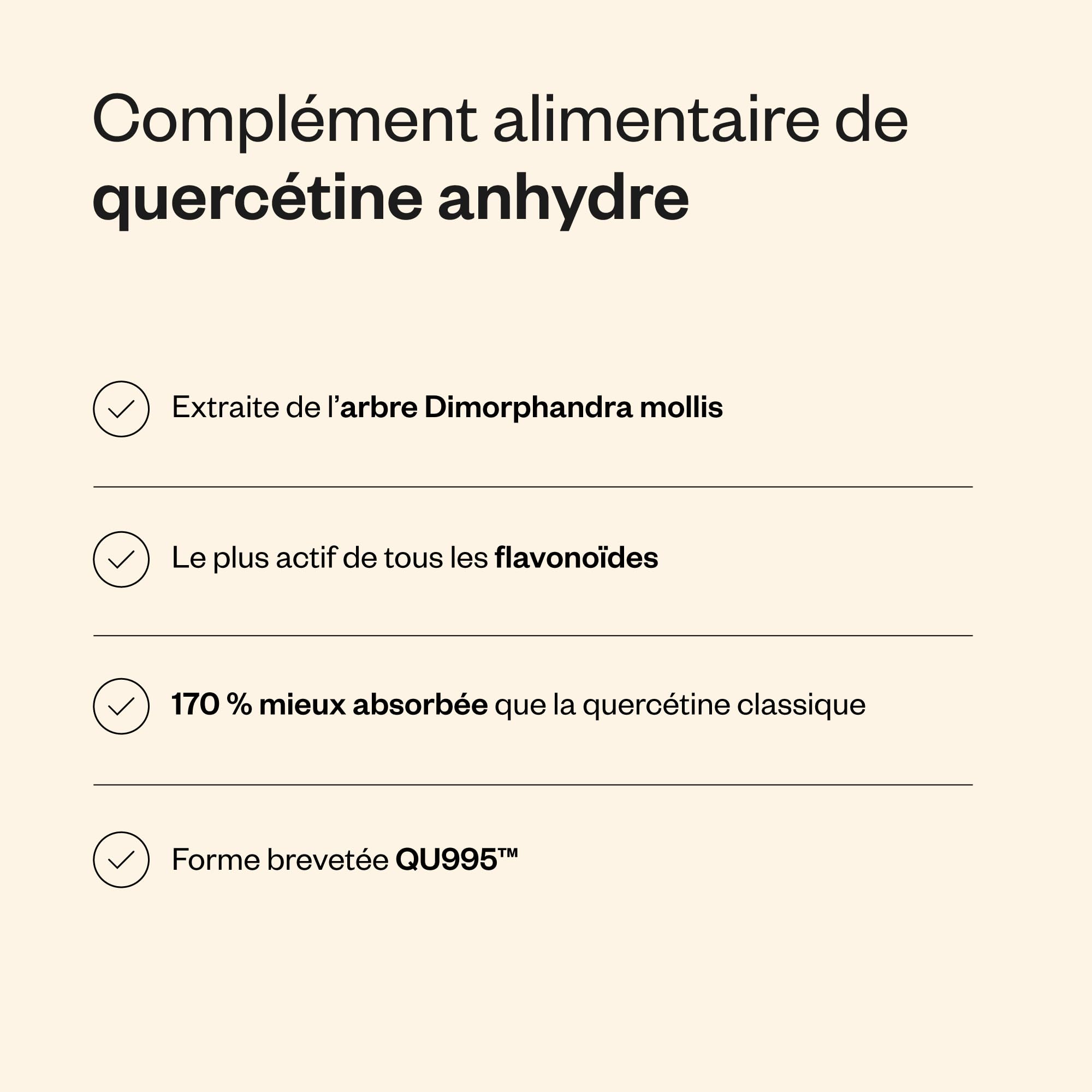 Super Quercétine - Diminue les Allergies - Renforce l'Immunité - 70% Mieux Absorbé que la Quercétine Classique - 60 gélules vegan - Supersmart