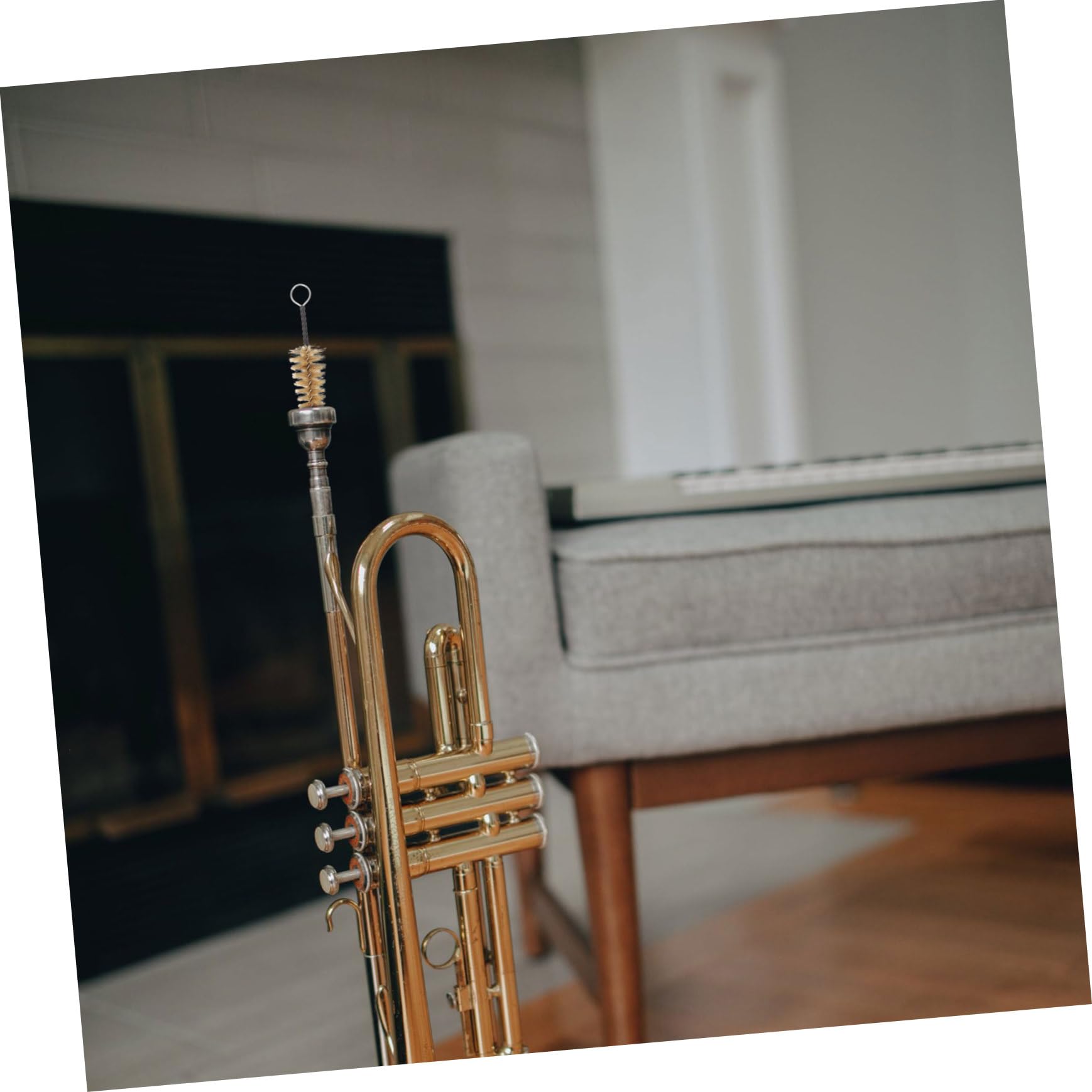 BESTonZON 3 Set Pulizia Degli Strumenti a Fiato Pennello Flessibile a Cornetta Accessori Per La Pulizia Kit Per La Pulizia Dell'apparecchio Spazzola Per La Cura Addominali Piccolo