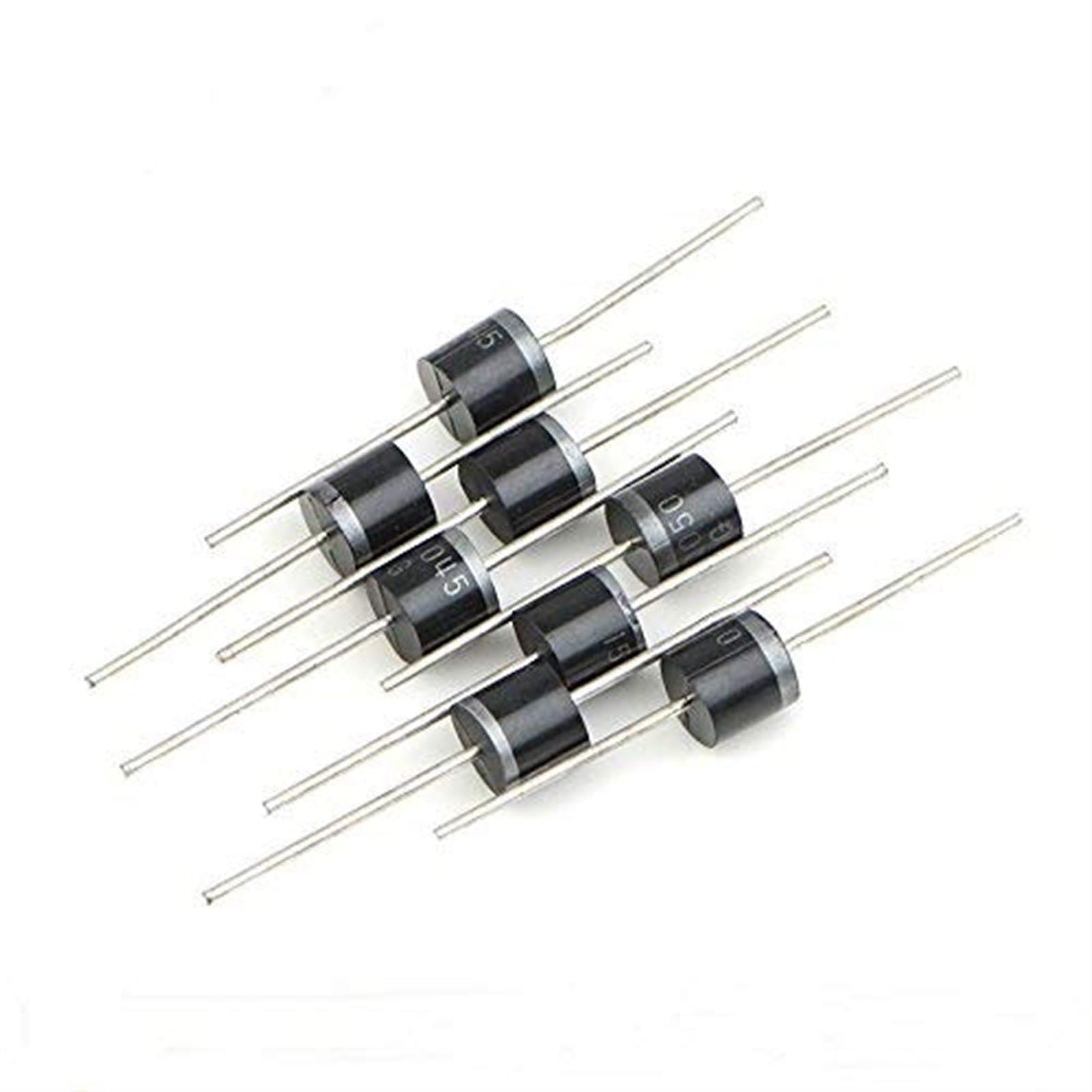 THE WHITE SHOP 20 Pcs 10A10Rectifier Diode Kit 1000 Volt Electronic Silicon Diodes