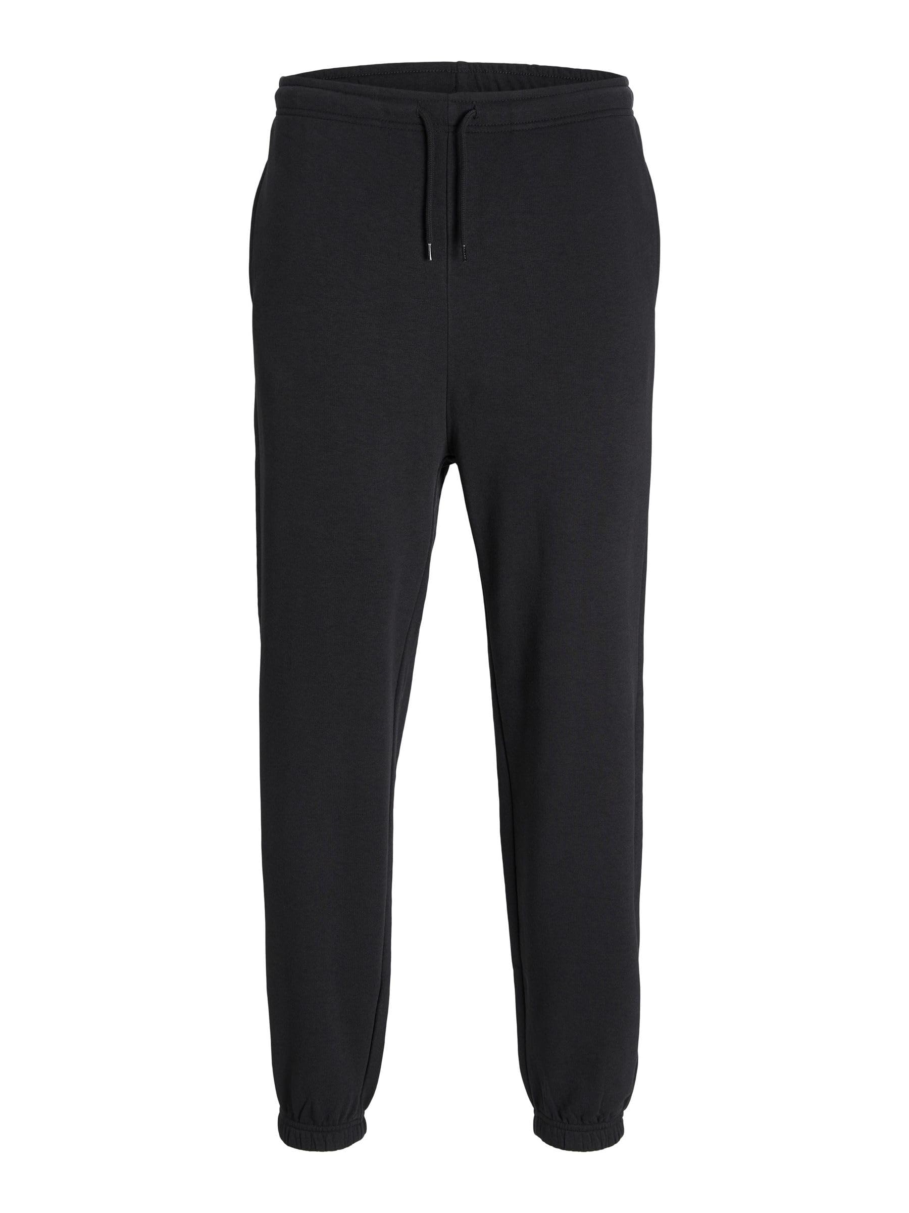 JACK & JONES Male Jogging Bottoms Regular Fit Jogging Bott, Black, XS