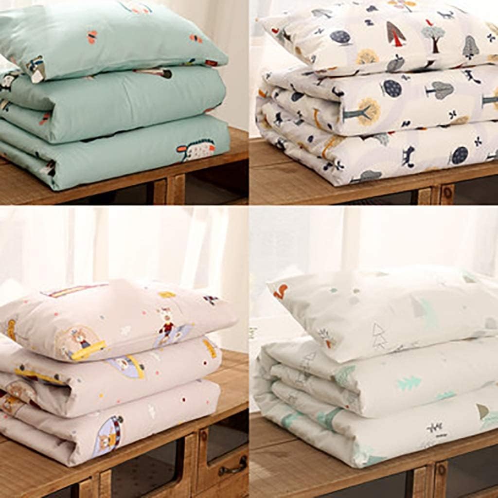 Children silk quilt silkworm quilt handmade single quilt (0.5+1) KG two quilts quilt (Color : A Size : 150 * 200cm)
