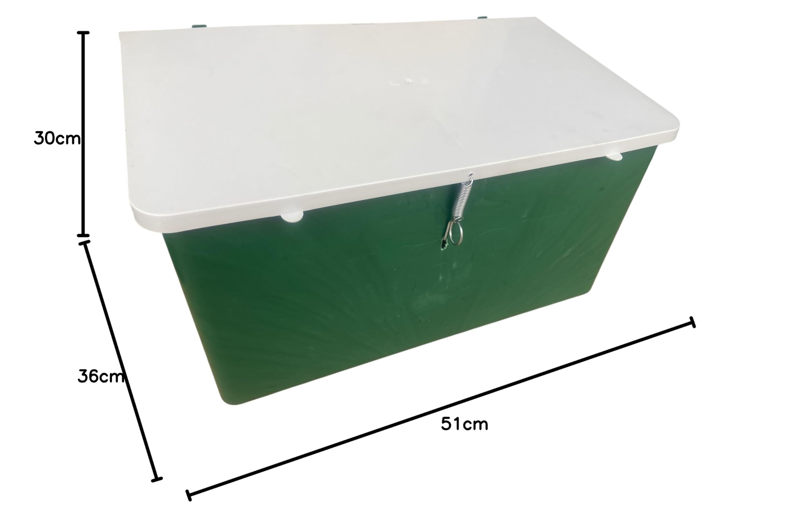 Nido per conigli fattrici in plastica kit da 2 pz