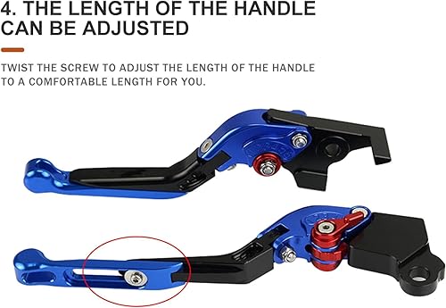 Miniatura 6 de Palancas de embrague de freno de motocicleta, para FZ25 FZ 25 2017 2018 2019 2020-2023 CNC motocicleta plegable palancas de freno de embrague de