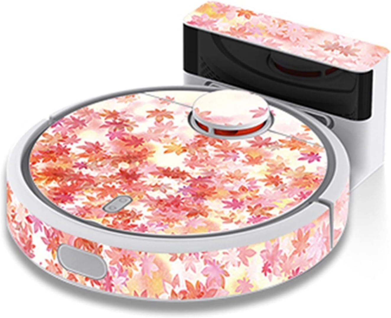 Piezas de Repuesto Pegatinas compatibles con la película Protectora embellecedora de Xiaomi MI Robot Vacuum Cleaner ( Color : Pink )