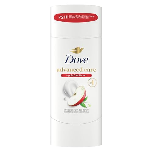 Dove Advanced Care Antiperspirant Deodorant Stick Apple & White Tea to Help Repair Skin Barrier...