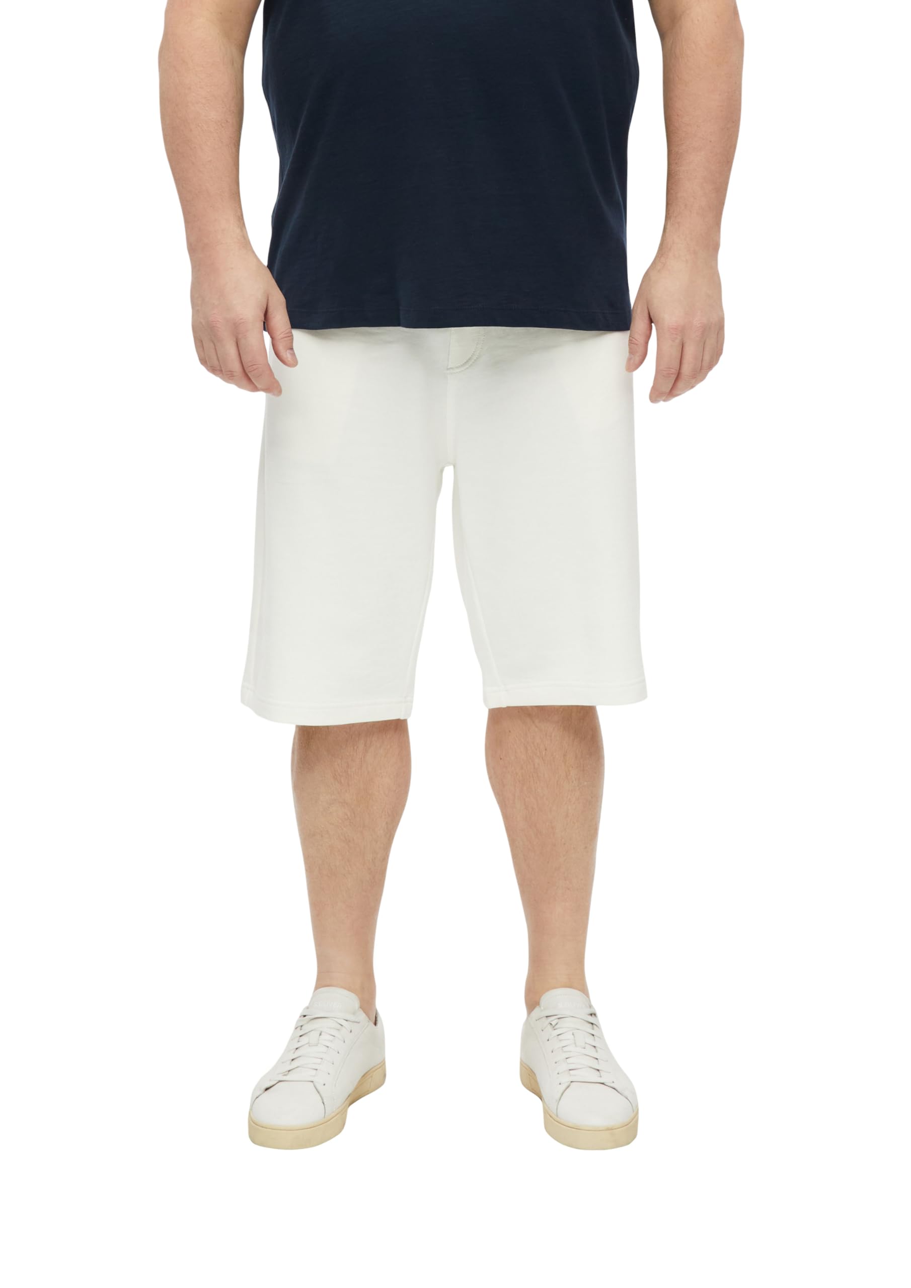 s.Oliver Men's Bermuda Shorts Relaxed Fit 2181011, White, 3XL