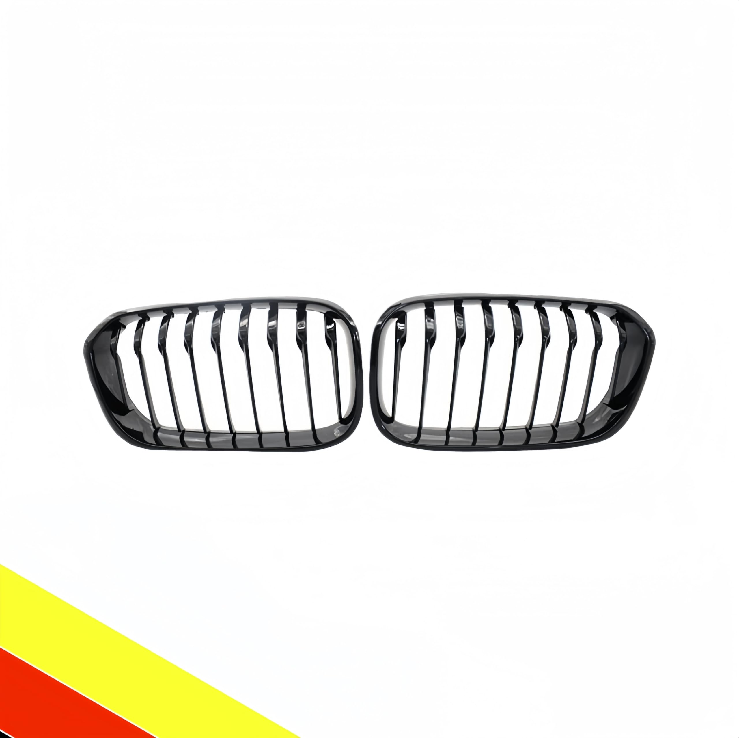 POETRYXIAO Griglia Radiatore Rene Sport Nero Lucido Ponte Singolo per Serie 1 F20 F21 2015-2018,Adatto per Tuning
