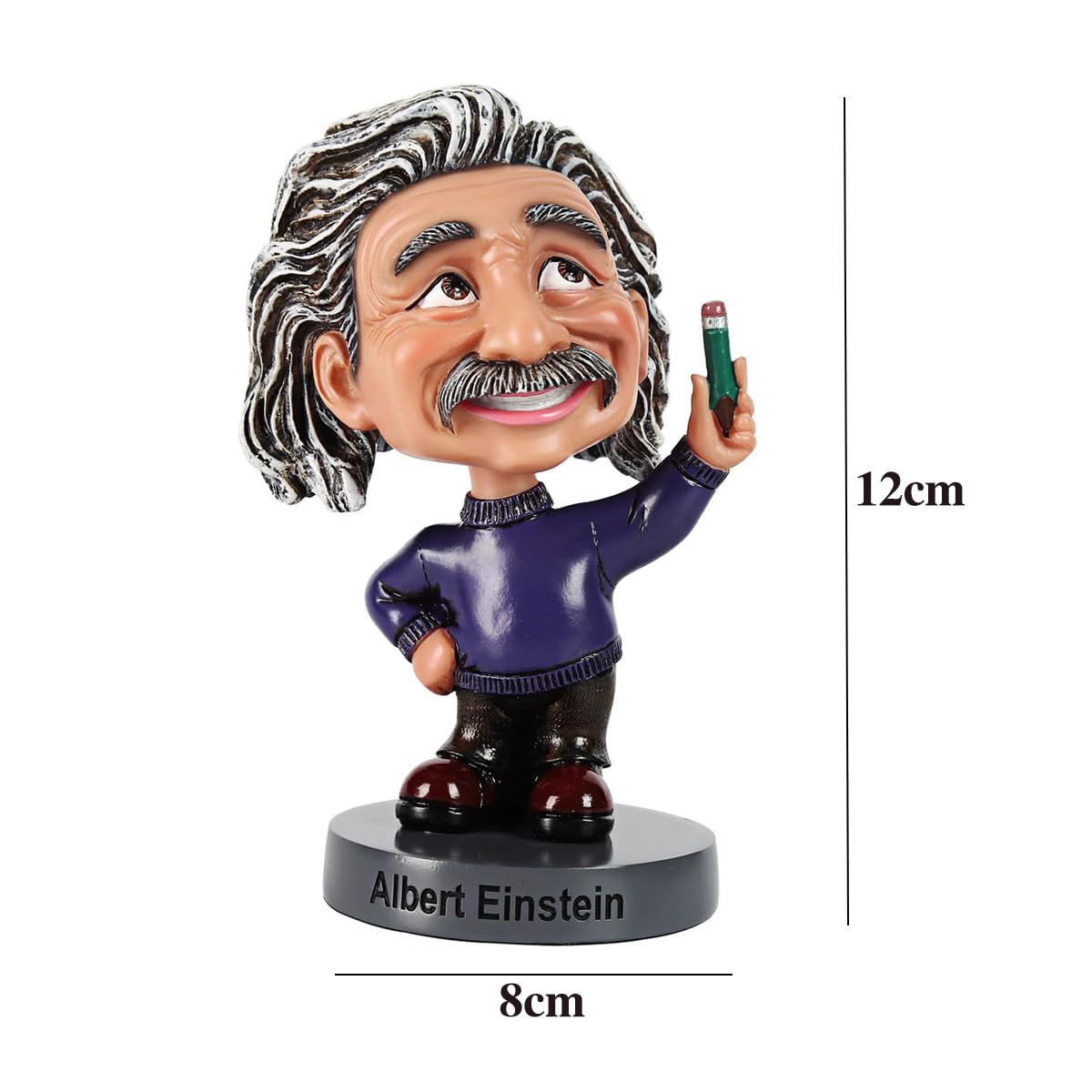 アインシュタイン首振り人形 アインシュタイン 首振り人形 - ショップ 賽先生科学工場 人形