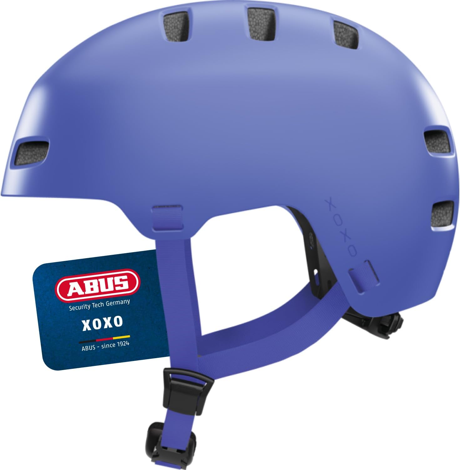 ABUS XOXO Bike Helmet - city Helmet in Skater look - Helmet for Skateboard, Bike, scooter - with Optimised chin pad - for Teenagers and Adults
