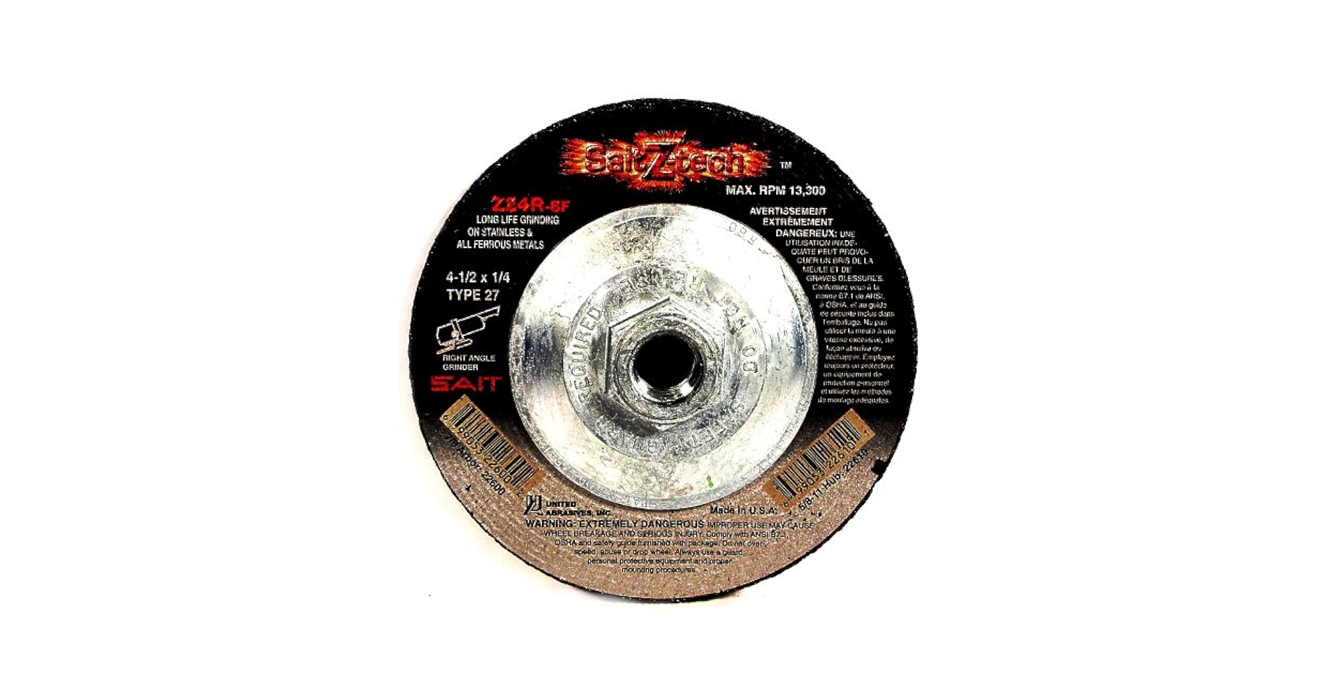 新品 HIGH REV 3-D OFFSET 15p 5-PK Pearl Abrasive MAX4540ZJE EXV High Density Zirconia