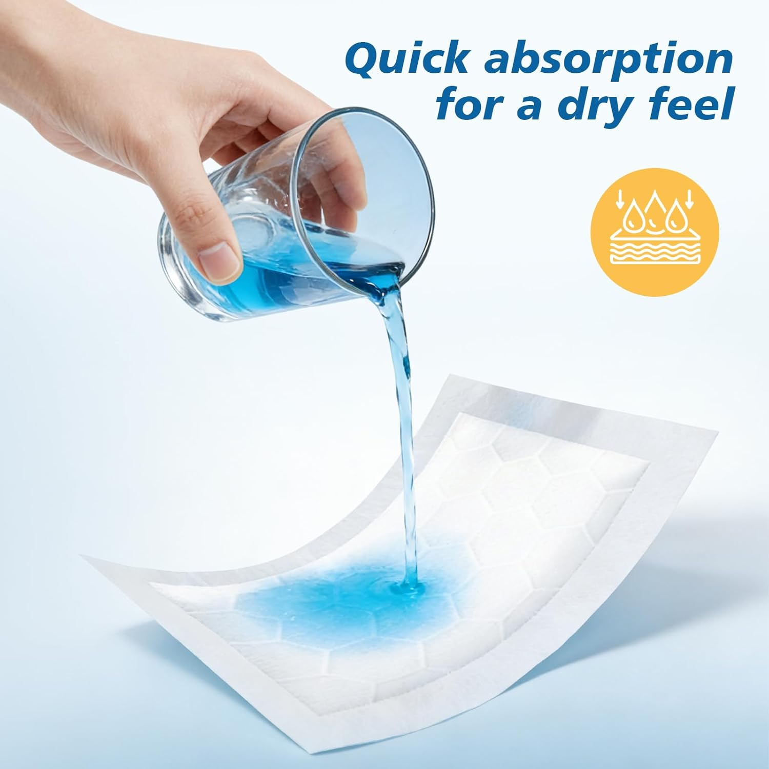 Dog Diaper Liners （Large 200 Count） Absorbent and Super Soft Dog Diaper Booster Pads for Female Dog Diapers or Male Dog Belly Bands