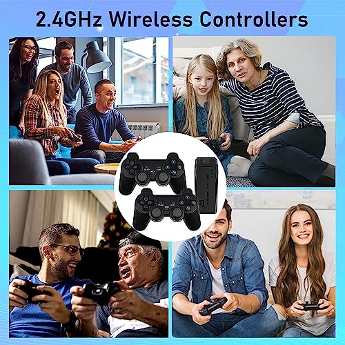image for Wireless Retro Game Console - JICVY Plug and Play Video Games, Built i