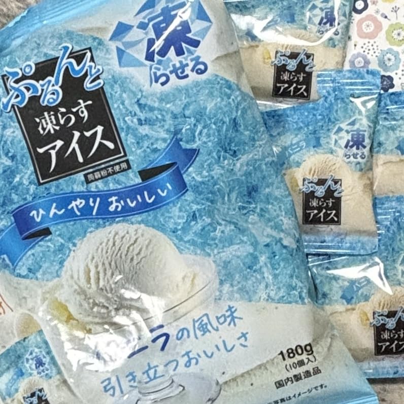 Amazon.co.jp: ぷるんと凍らすアイス バニラアイス【10個入 × 4袋