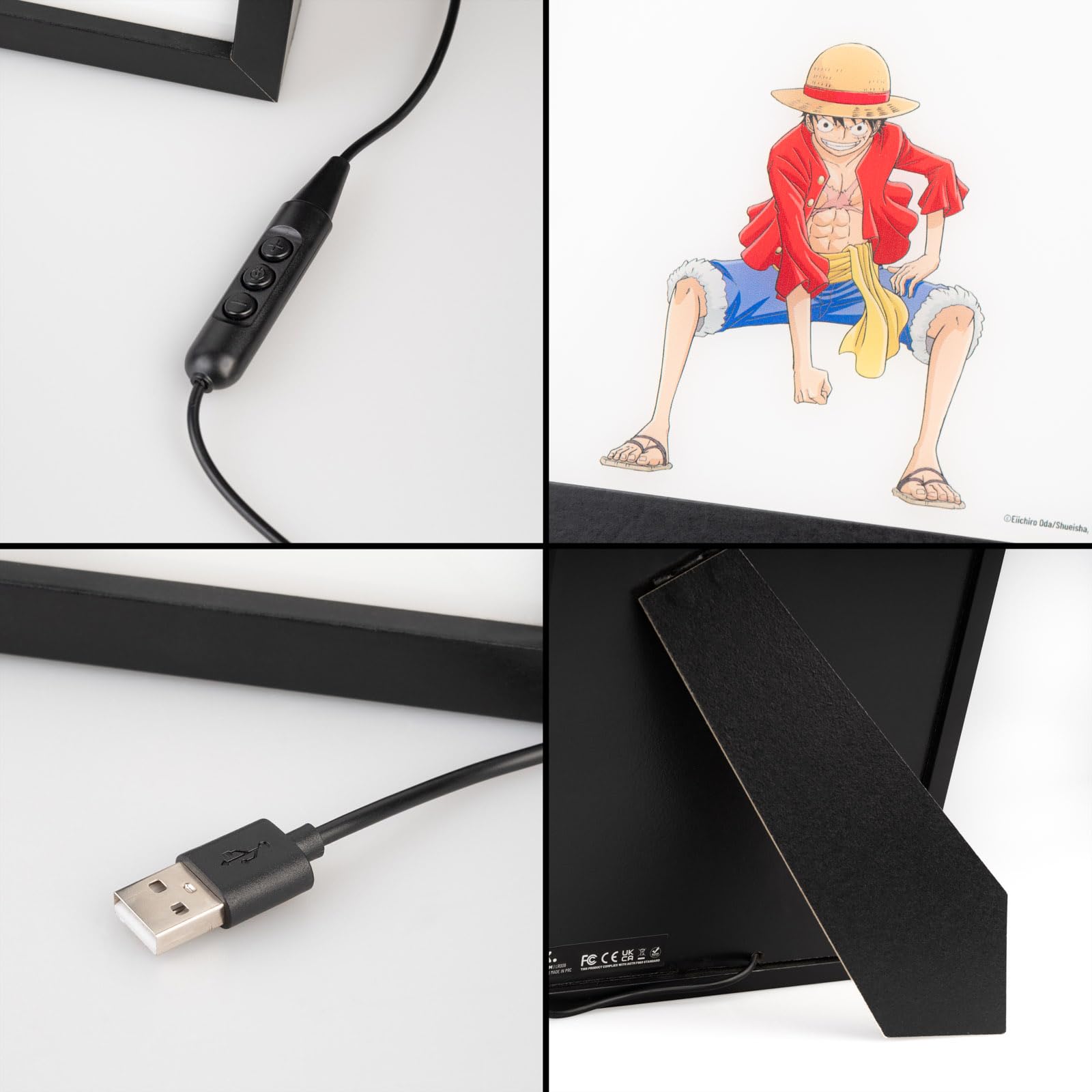 Grupo Erik Mood Light Framed Prints - One Piece Manga Gifts, Multicolour, 20 x 28 x 5 cm - Image 3