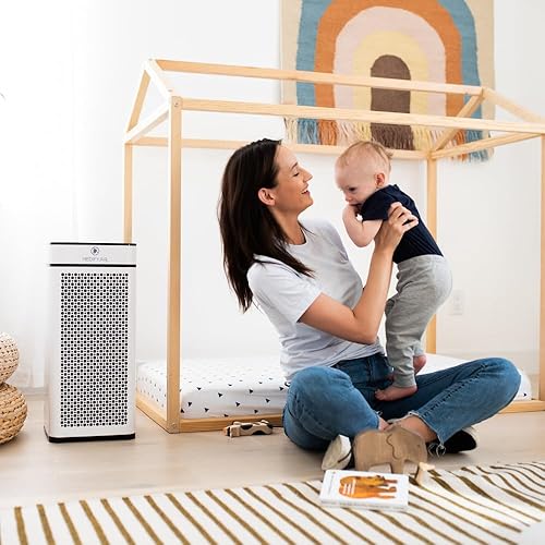 Miniatura 2 de Medify - Purificador de aire MA-40 con filtro HEPA verdadero H13  Cobertura de 840 pies cuadrados para alérgenos humo de incendios forestales polvo