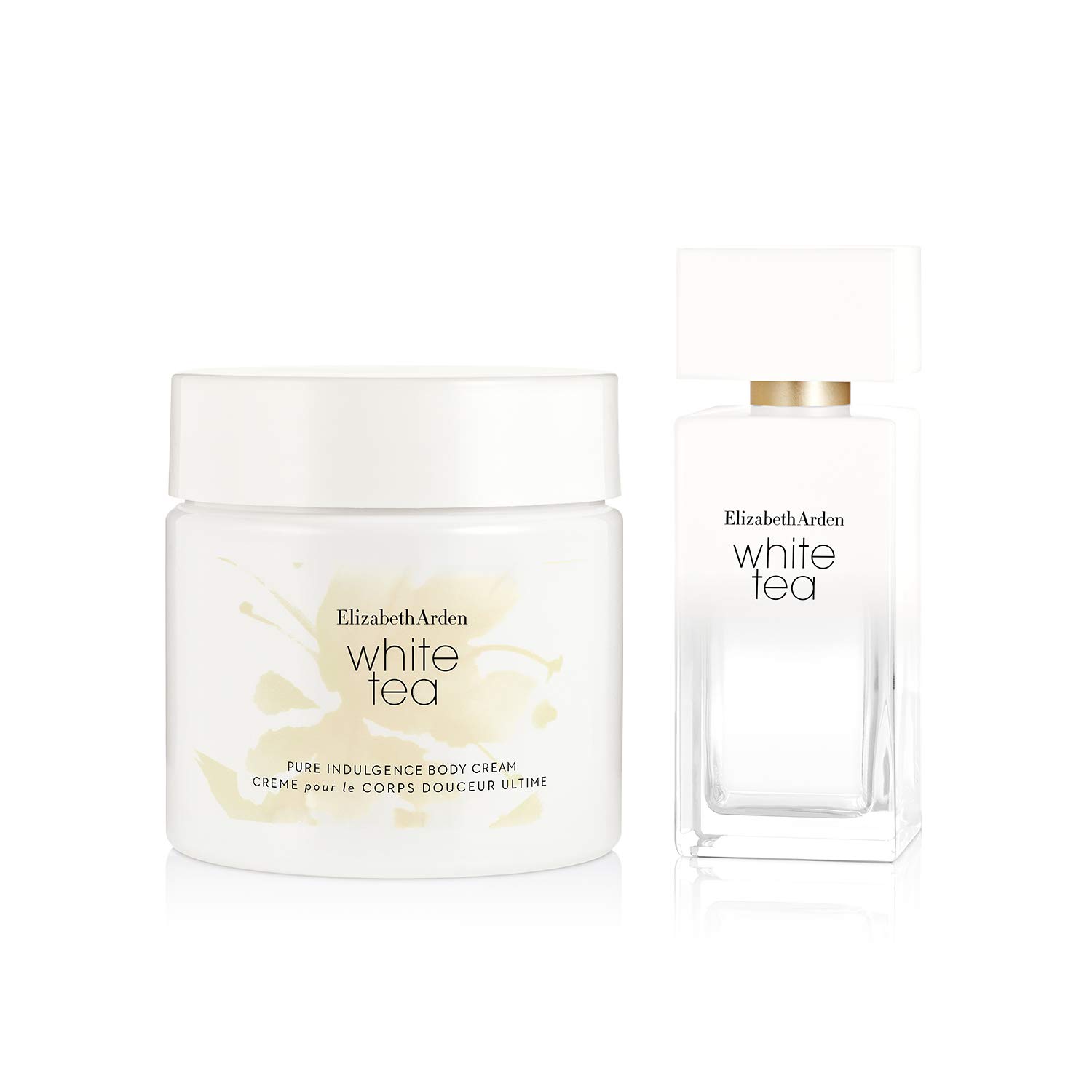 Elizabeth Arden White Tea, Eau de Toilette Spray, Profumo con Mandarino, Estratto di Tè Bianco e Legno di Madras, 50 ml + White Tea, Crema Corpo al Tè Bianco, Idrata Profondamente, 400 ml