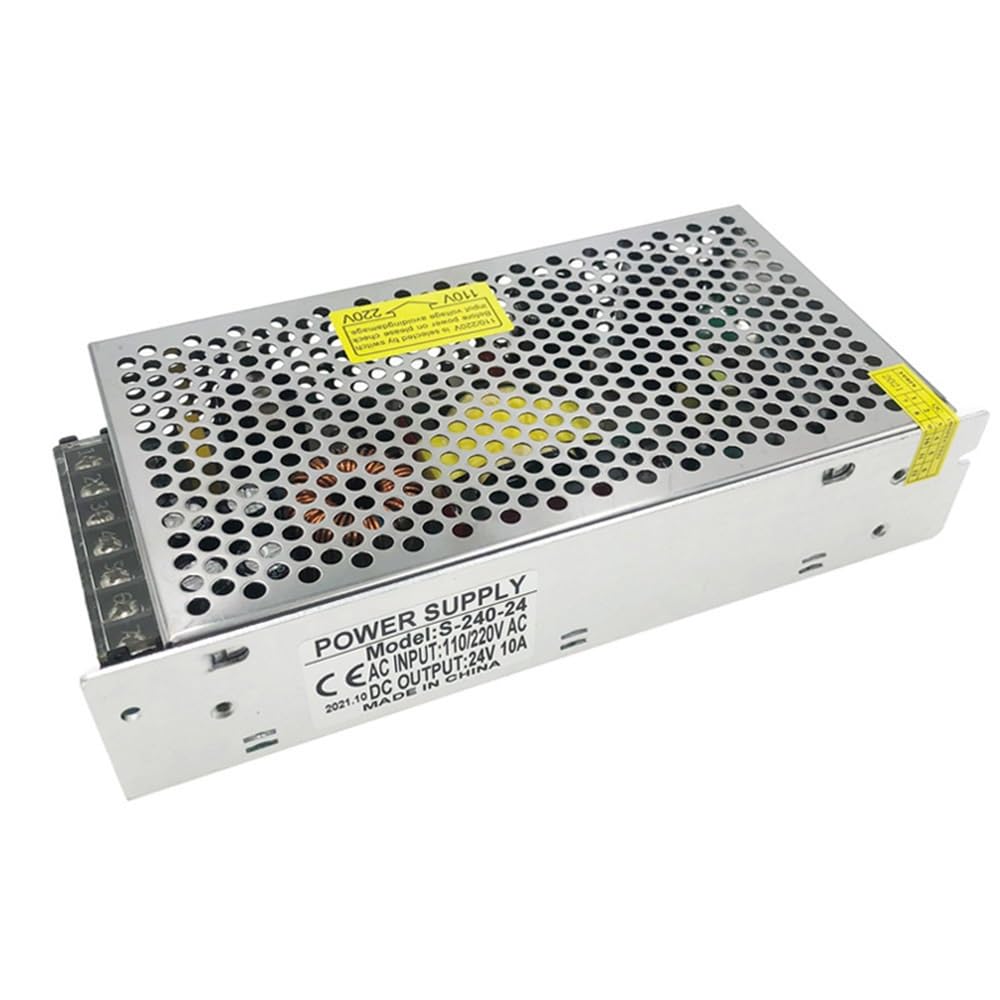 MGIMGFKZD 24V 10A DC Regulated Switching Power Supply led Light Strip Monitoring centralized Power Supply