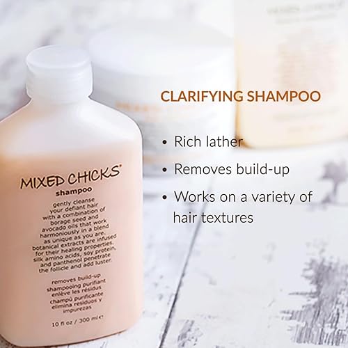 Miniatura 4 de Mixed Chicks Quad Pack - Shampoo 10 fl. oz., Deep Conditioner, 8.0 fl. oz., Leave-In Conditioner, 10 fl. oz., Hair Silk, 1.7 fl. oz