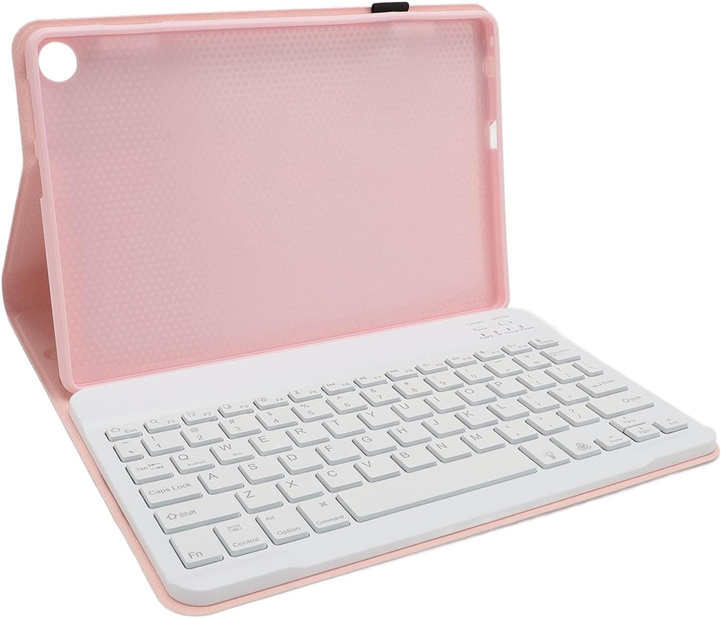 CCYLEZ PU Leather Keyboard Sleeve, Tablet Cover Portable Auto Sleep for Tab M10 Gen 3 10.1 Inch (Pink)