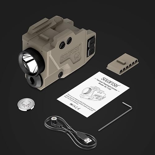 Miniatura 7 de SOLOFISH Vigas de perfil bajo para armas, haz magnético recargable verde, azul, rojo para pistola y rifle de pistola, mira de punto verde a prueba