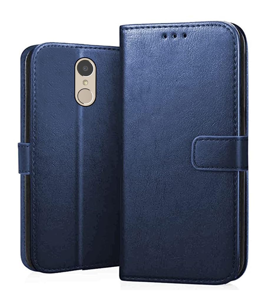Use2Kart Flip Cover Back Case for Lenovo K6 Power | Leather Finish | Inbuilt Stand & Pockets | Wallet Flip Case Back Cover (Blue) (B0CY9SJNR9) Amazon Price History, Amazon Price Tracker