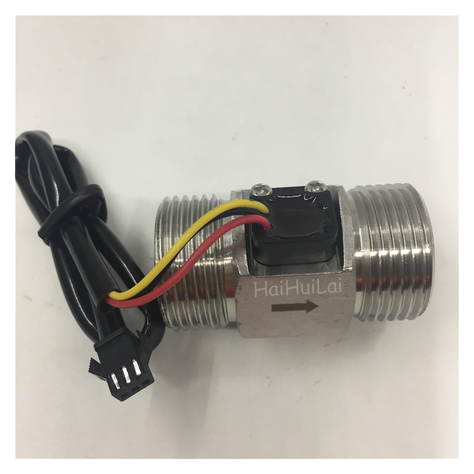 24V Acciaio inossidabile DN25 G1"12V Effetto Hall NPN Segnale Uscita impulsi, Misuratore sensore di flusso turbina liquido SUS 5 VDC(7V- 24V)