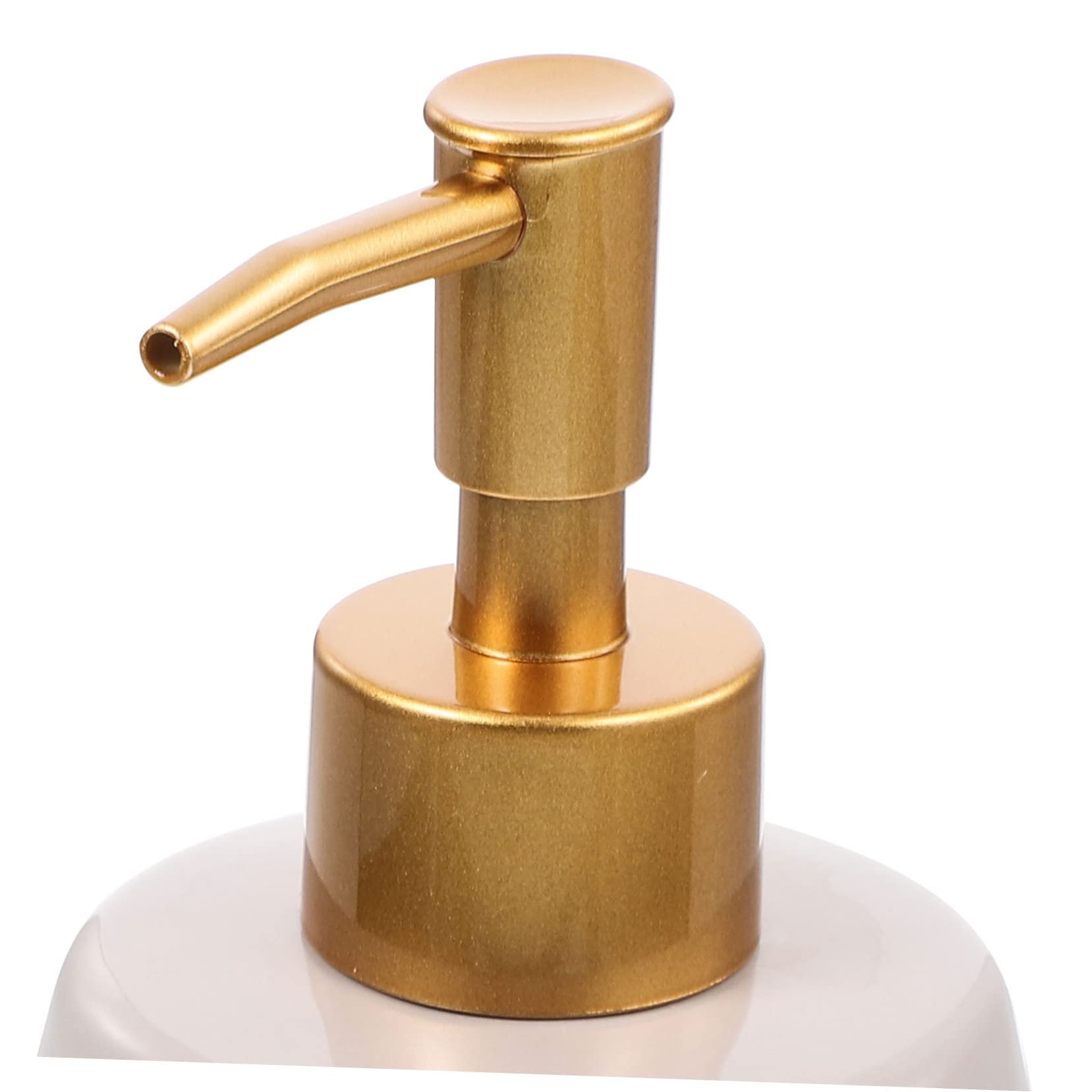 Dispensador de Jabón Recargable de Cerámica Portátil y Reutilizable para Baño Bomba de Prensa, Diseño Moderno y Práctico para Encimera