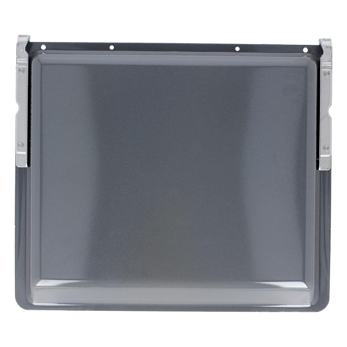 Kompatibel/Ersatz für BOSCH 00437876 Backblech Kuchenblech Fettpfanne Universalpfanne mit Träger 428x375x40mm emailliert Backofen Herd Siemens 437876 für HB HBN HE HEN HEV HEZ HK HL HS HSN HZ