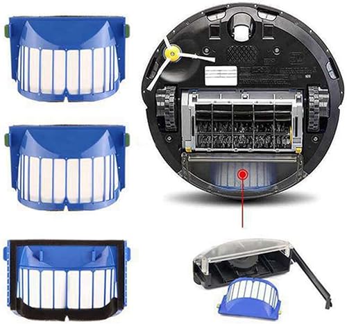 Miniatura 5 de 28 unids filtro de cepillo para Irobot Roomba 600 610 620 625 630 650 660 680 690 serie robot aspirador piezas de repuesto