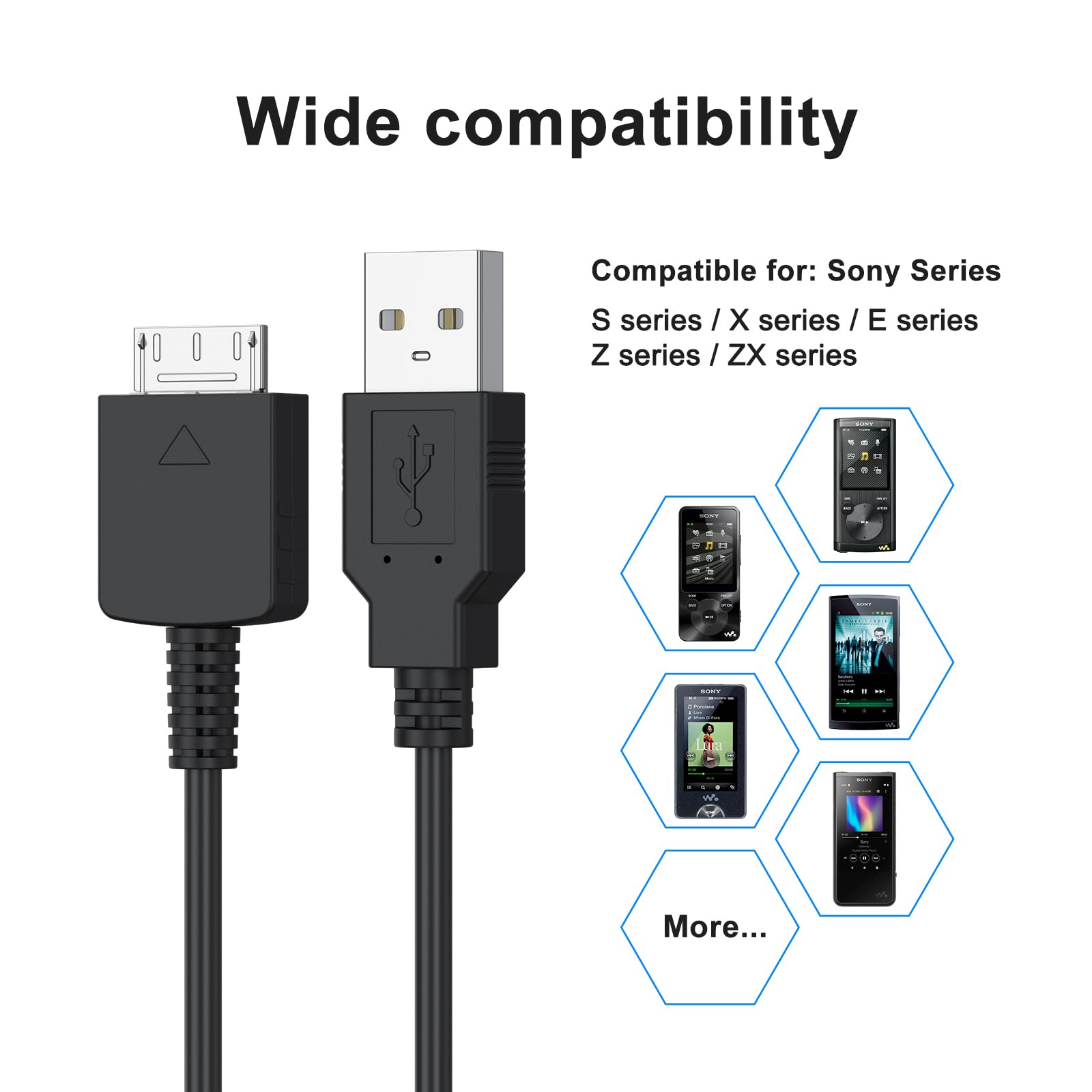 Amazon.co.jp: for walkman 充電 転送 ケーブル SONY ウォークマン