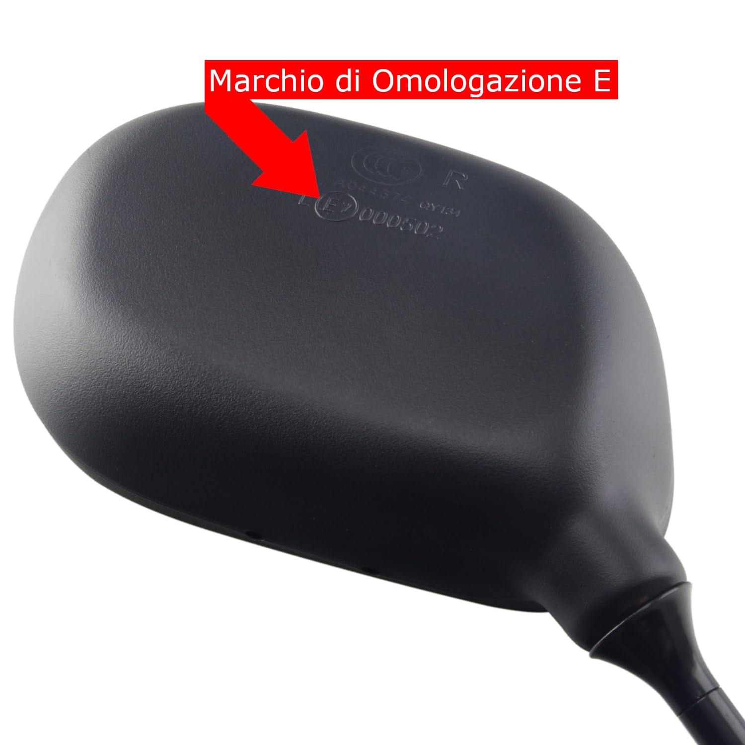 Area1 Coppia Specchietti Retrovisori Universali per Scooter – Omologati E, Filettatura M8/M10 Destra con Adattatori, Compatibili con Race GT50, TPH, Runner, NRG, Liberty, Speedfight, Jetforce, Agility