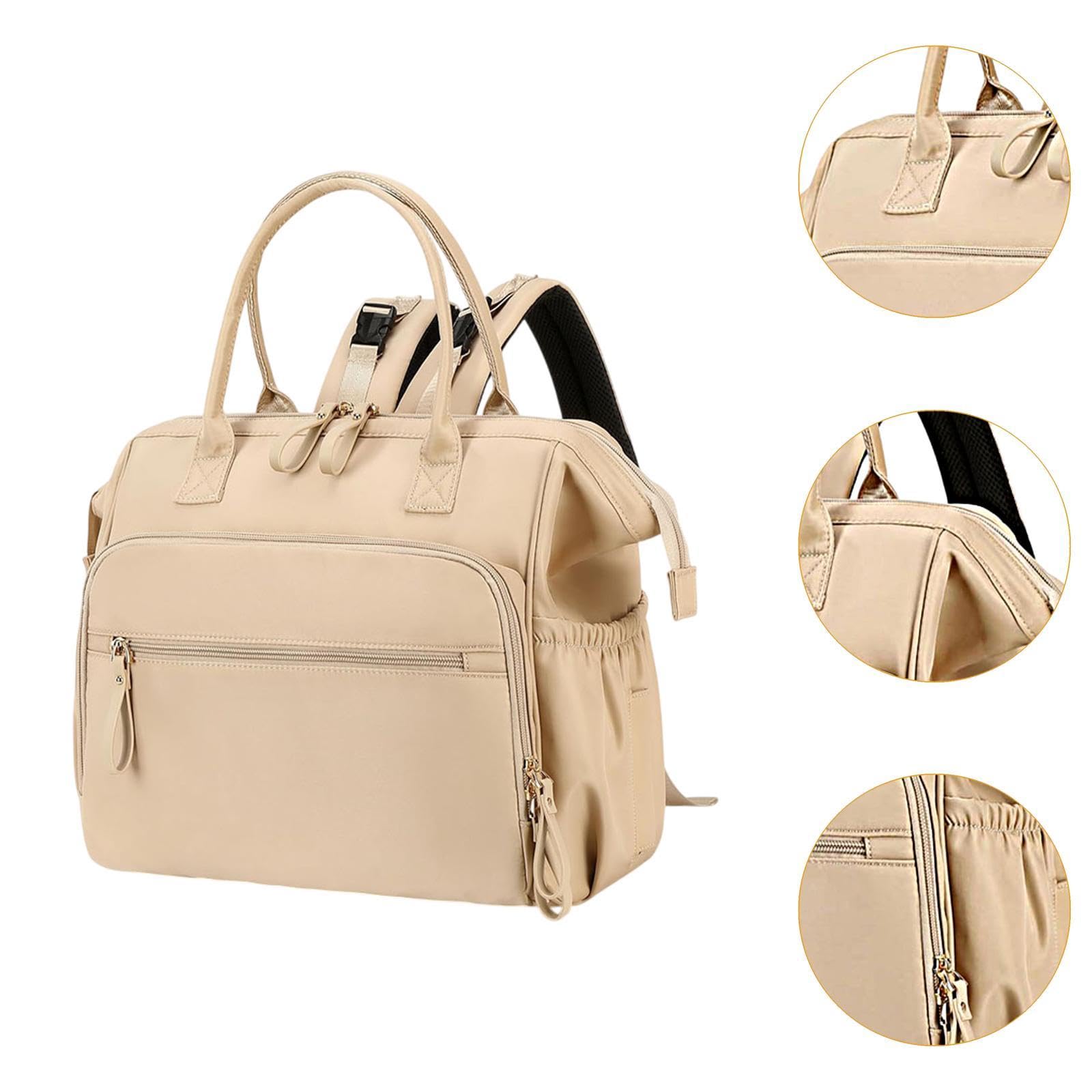 predolo Reisewindel Tte Wickelbeutel Umhängetasche Große Kapazität mit Multi Taschen Windpack für Die Arbeit Im Freien Im Freien Im Außenbereich, Beige