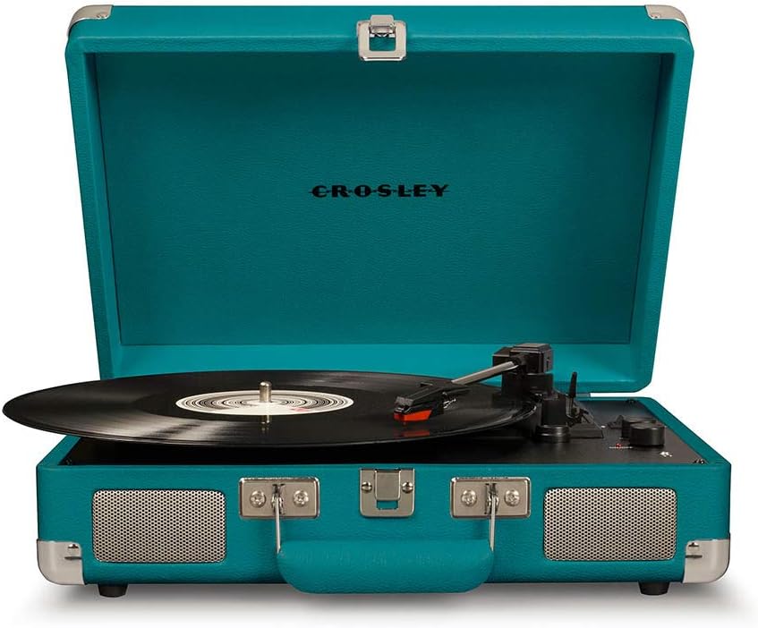 CRUISER DELUXE TURNTABLE - TEAL-CH