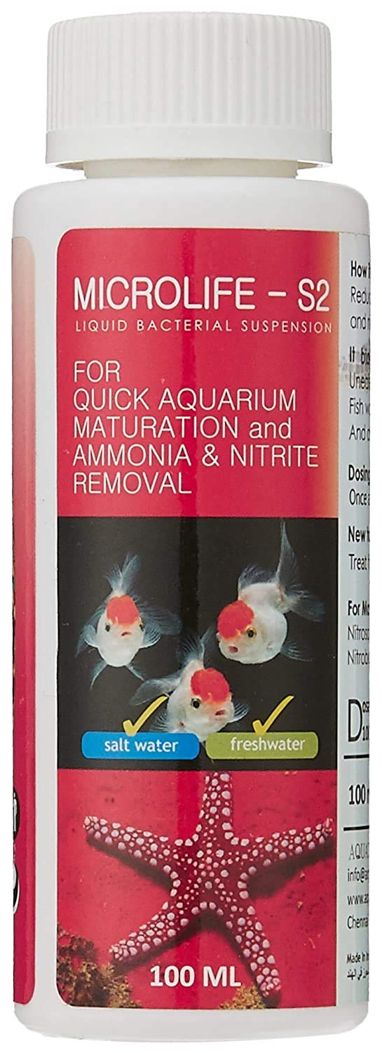 Aquatic Remedies Micro Life S2 Aquarium Water Conditioner, 100 ml CENTRAL FISH AQUARIUM (B095WDXFWM) Amazon Price History, Amazon Price Tracker