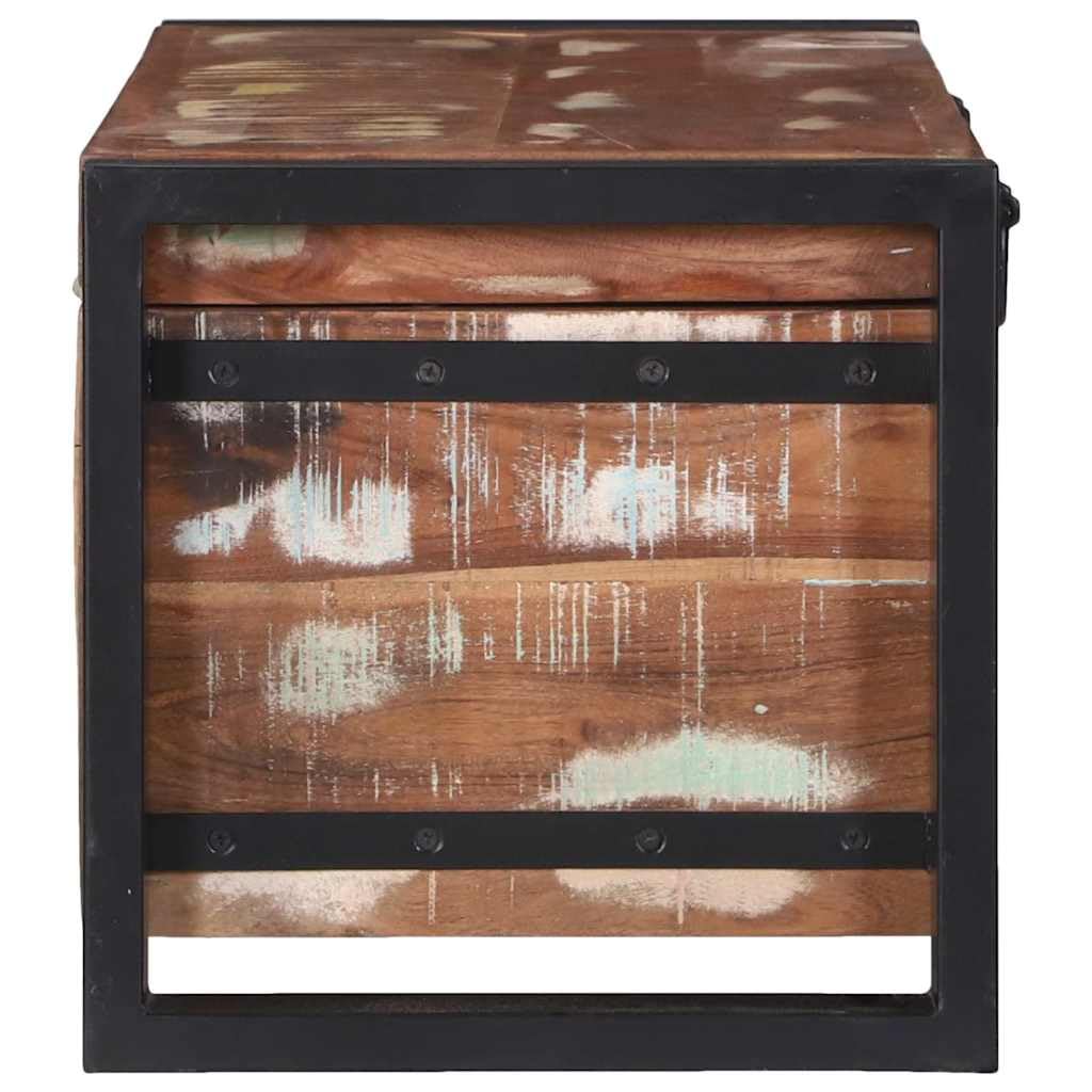 Generico Bauli Portaoggetti 80 x 30 x 30 cm Legno massello di Recupero,Armadietti e portaoggetti,Bauli e cassapanche-4015974